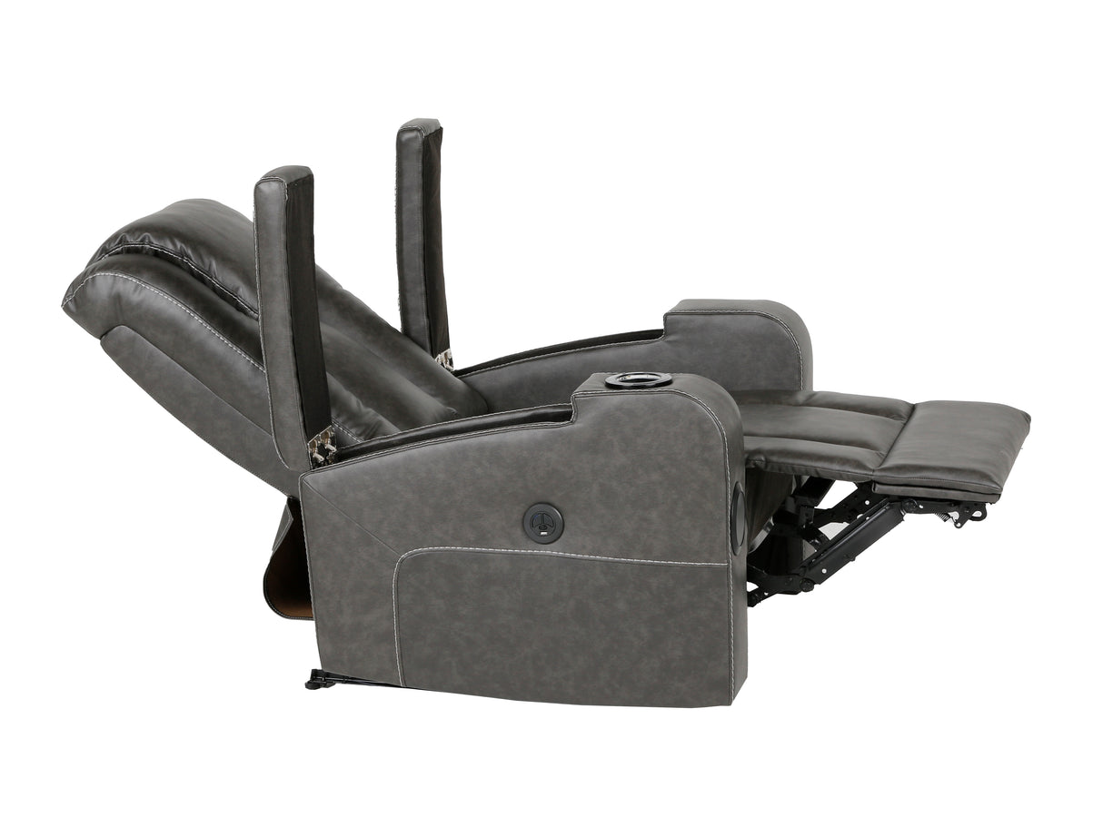 Power Recliner with Bluetooth Speakers, Storage, and Cup Holders by Sara Collections | Bel Furniture