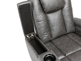 Power Recliner with Bluetooth Speakers, Storage, and Cup Holders by Sara Collections | Bel Furniture