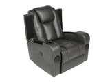 Power Recliner with Bluetooth Speakers, Storage, and Cup Holders by Sara Collections | Bel Furniture