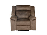 Keily Brown Power Reclining Sofa, Stationary Loveseat & Power Recliner Set with Console