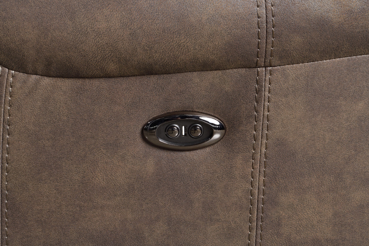 3 Piece Living Room Set: Power Reclining Sofa, Power Reclining Chair, Stationary Loveseat by Sara Collections | Bel Furniture