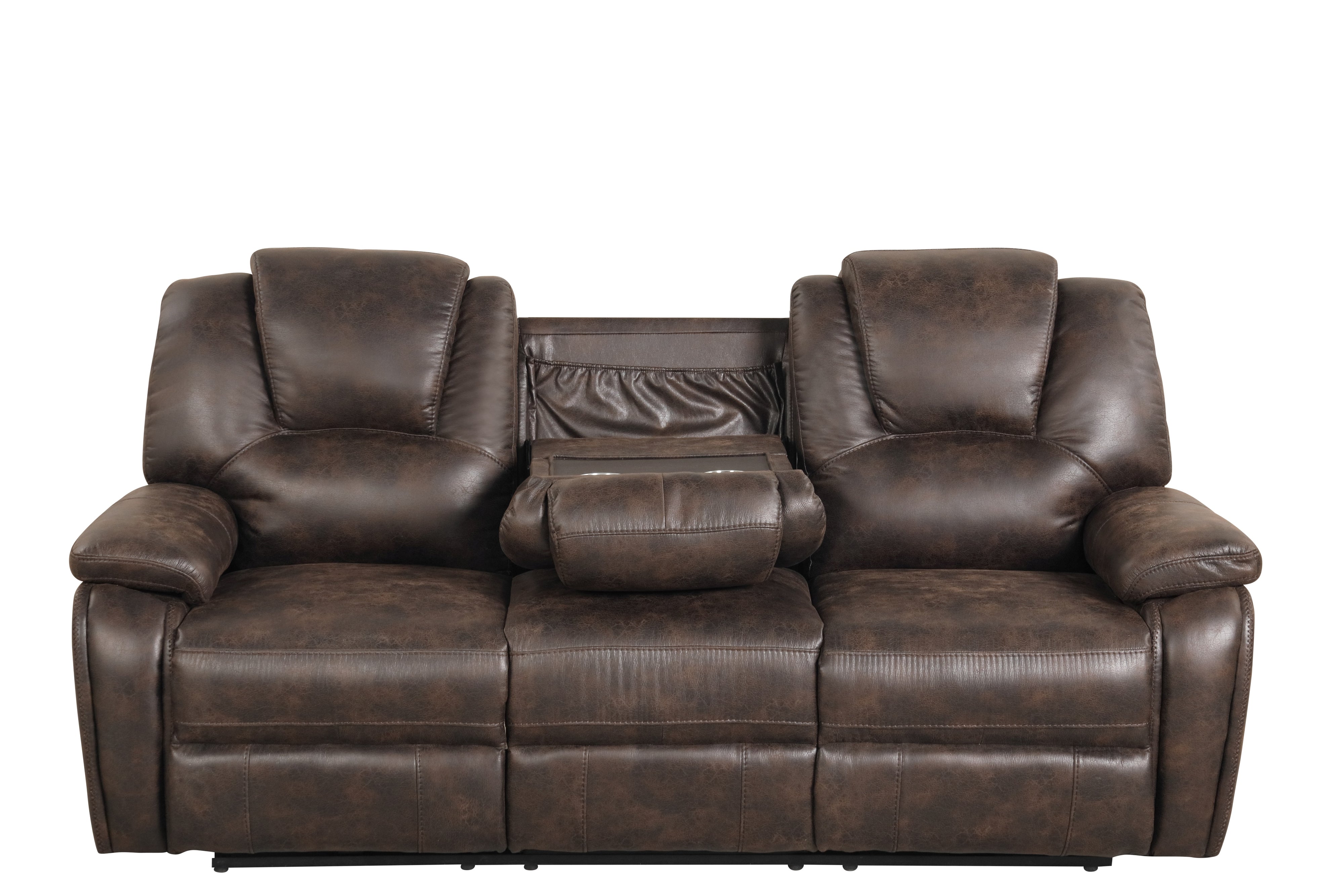 3 Piece Living Room Set: Power Reclining Sofa, Power Reclining Chair, Stationary Loveseat