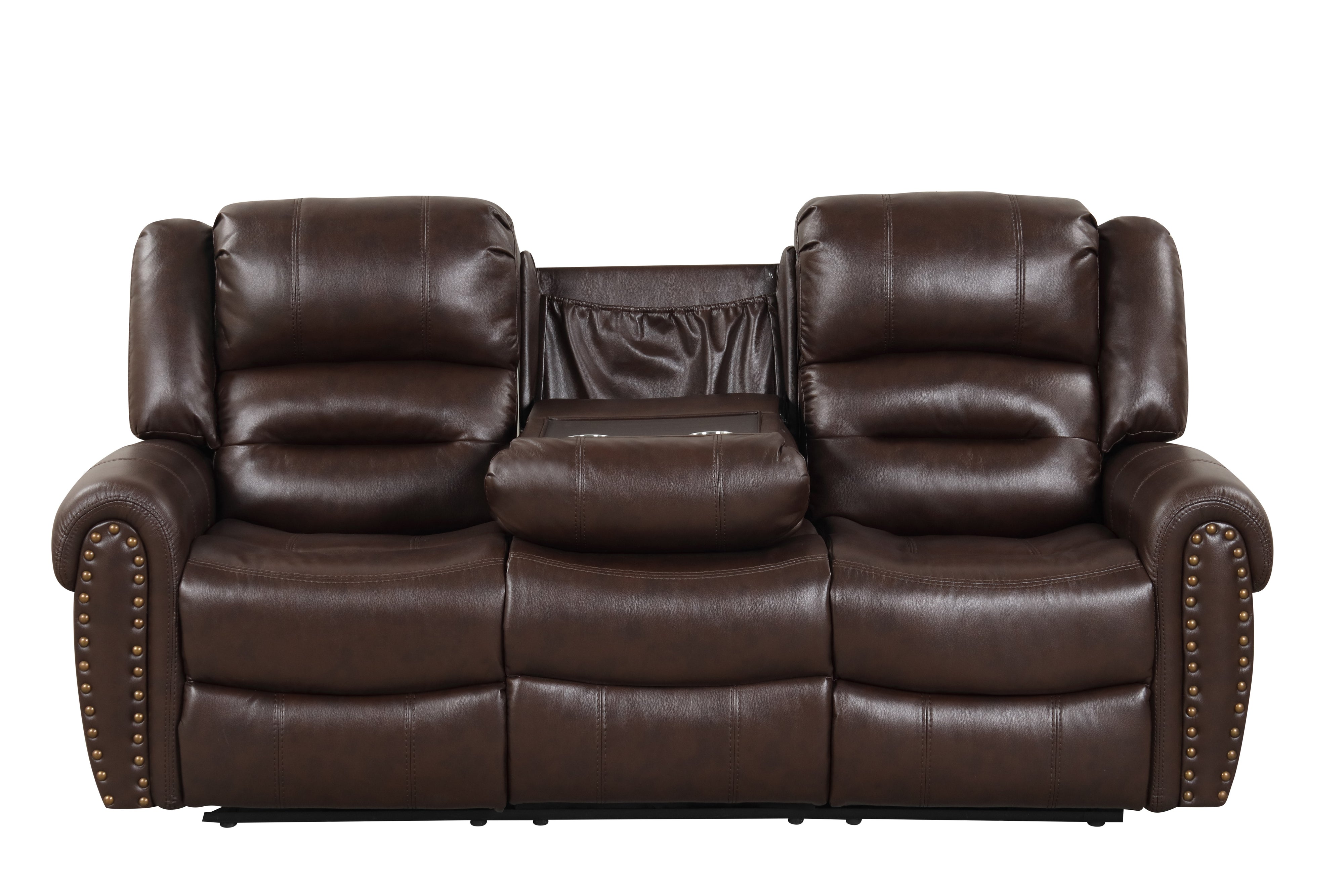 3 Piece Living Room Set: Power Reclining Sofa, Power Reclining Chair, Stationary Loveseat