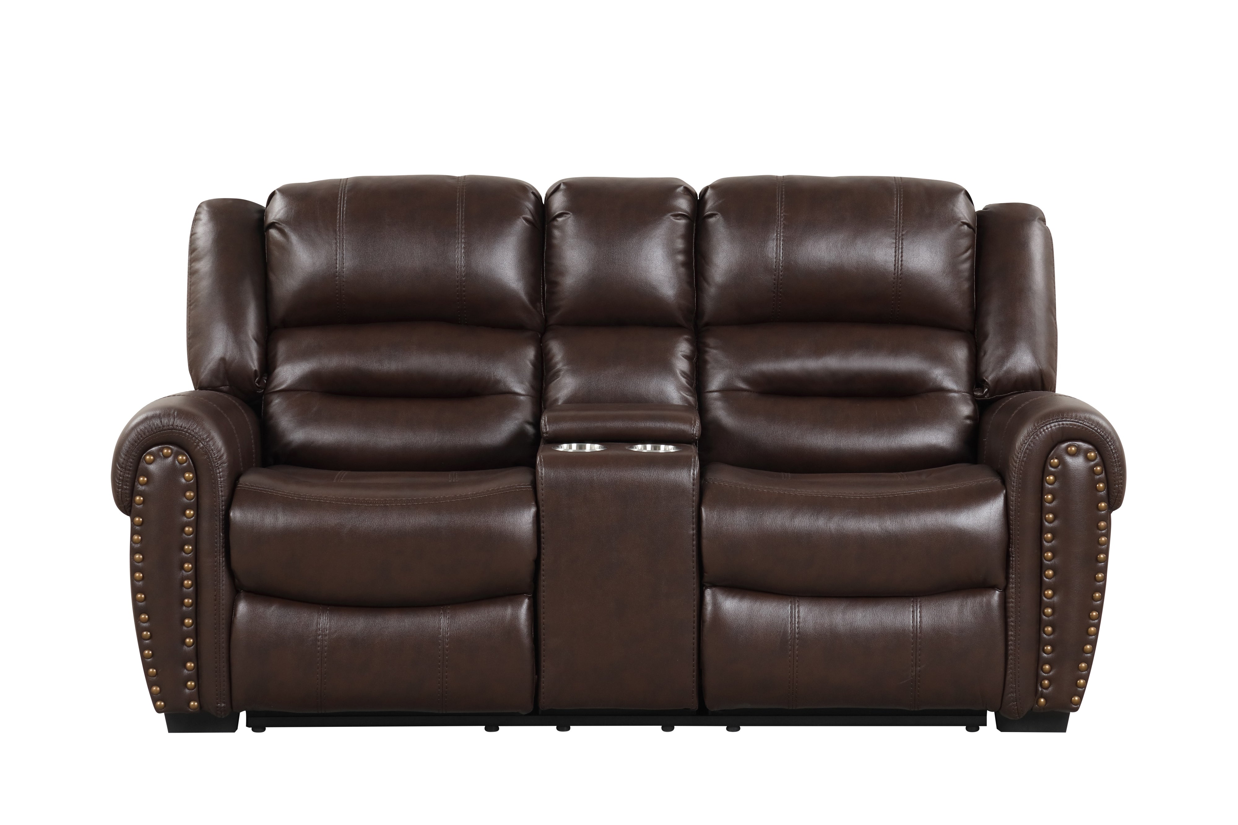 3 Piece Living Room Set: Power Reclining Sofa, Power Reclining Chair, Stationary Loveseat