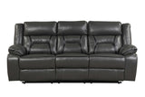 3 Piece Living Room Set: Power Reclining Sofa, Power Reclining Chair, Stationary Loveseat by Sara Collections | Bel Furniture