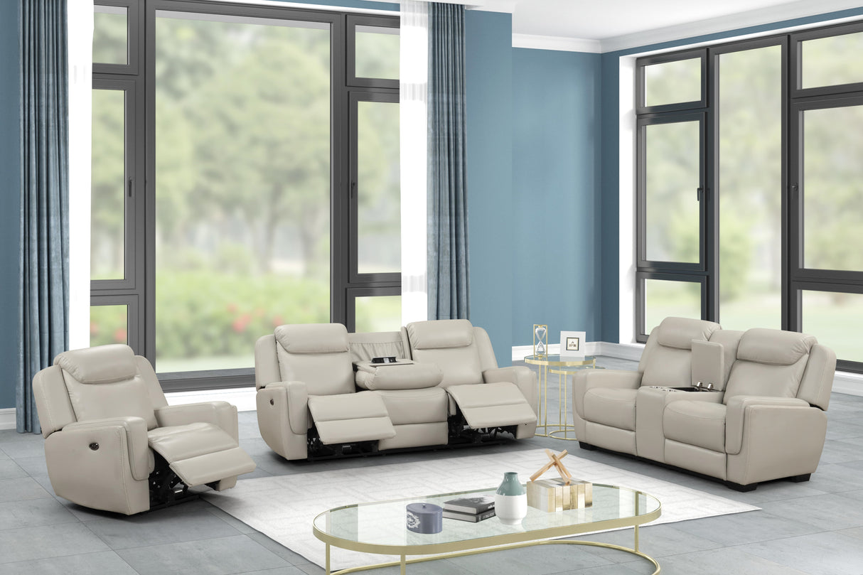 3 PIECE POWER RECLINING LIVING ROOM SET by Sara Collections | Bel Furniture