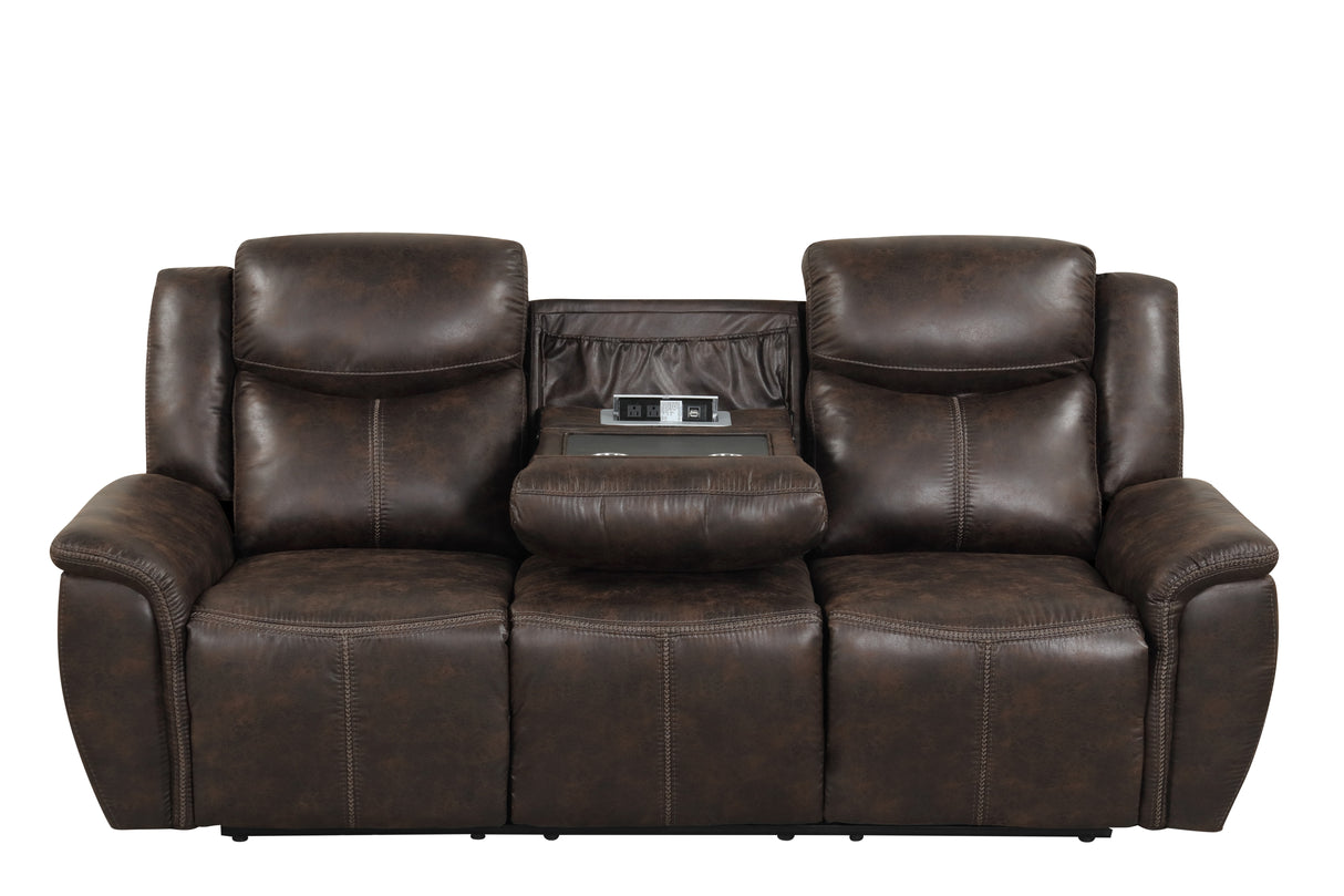 3 PIECE POWER RECLINING LIVING ROOM SET by Sara Collections | Bel Furniture