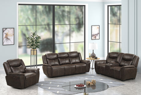 3 PIECE POWER RECLINING LIVING ROOM SET by Sara Collections | Bel Furniture