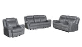 3 Piece Living Room Set: Power Reclining Sofa, Power Reclining Chair, Stationary Loveseat by Sara Collections | Bel Furniture