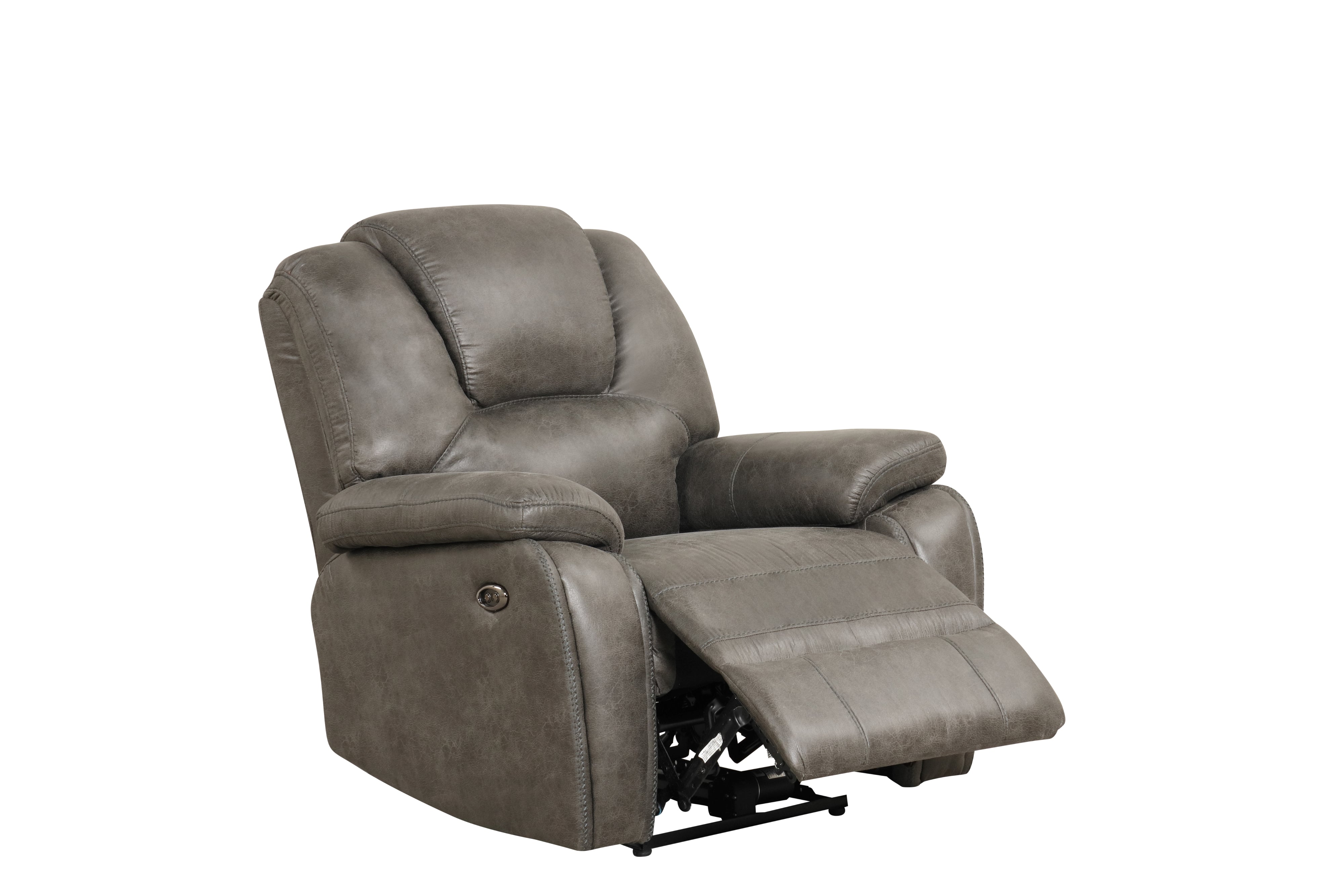 3 Piece Living Room Set: Power Reclining Sofa, Power Reclining Chair, Stationary Loveseat