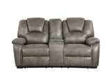 3 Piece Living Room Set: Power Reclining Sofa, Power Reclining Chair, Stationary Loveseat by Sara Collections | Bel Furniture