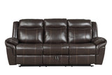 3 Piece Living Room Set: Power Reclining Sofa, Power Reclining Chair, Stationary Loveseat by Sara Collections | Bel Furniture