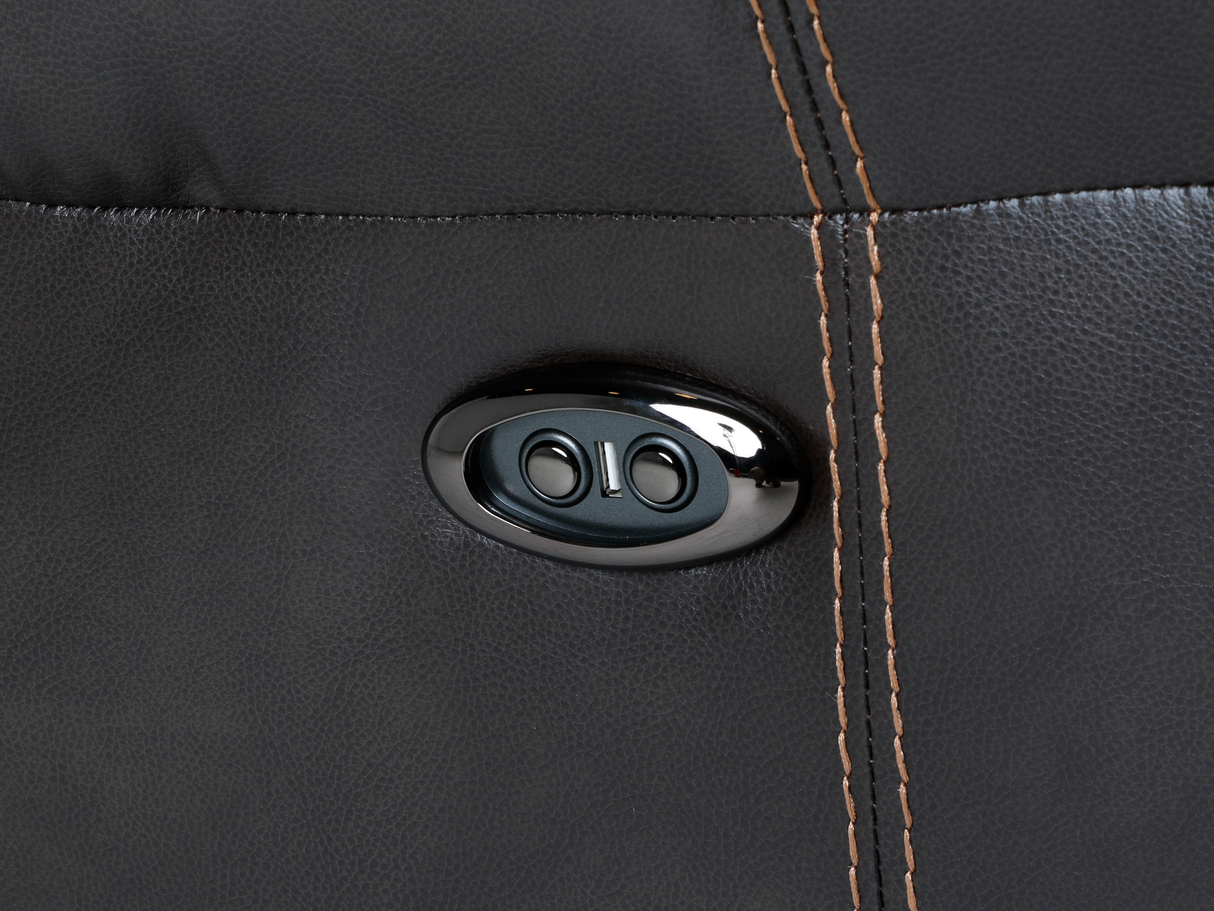 3 Piece Living Room Set: Power Reclining Sofa, Power Reclining Chair, Stationary Loveseat by Sara Collections | Bel Furniture