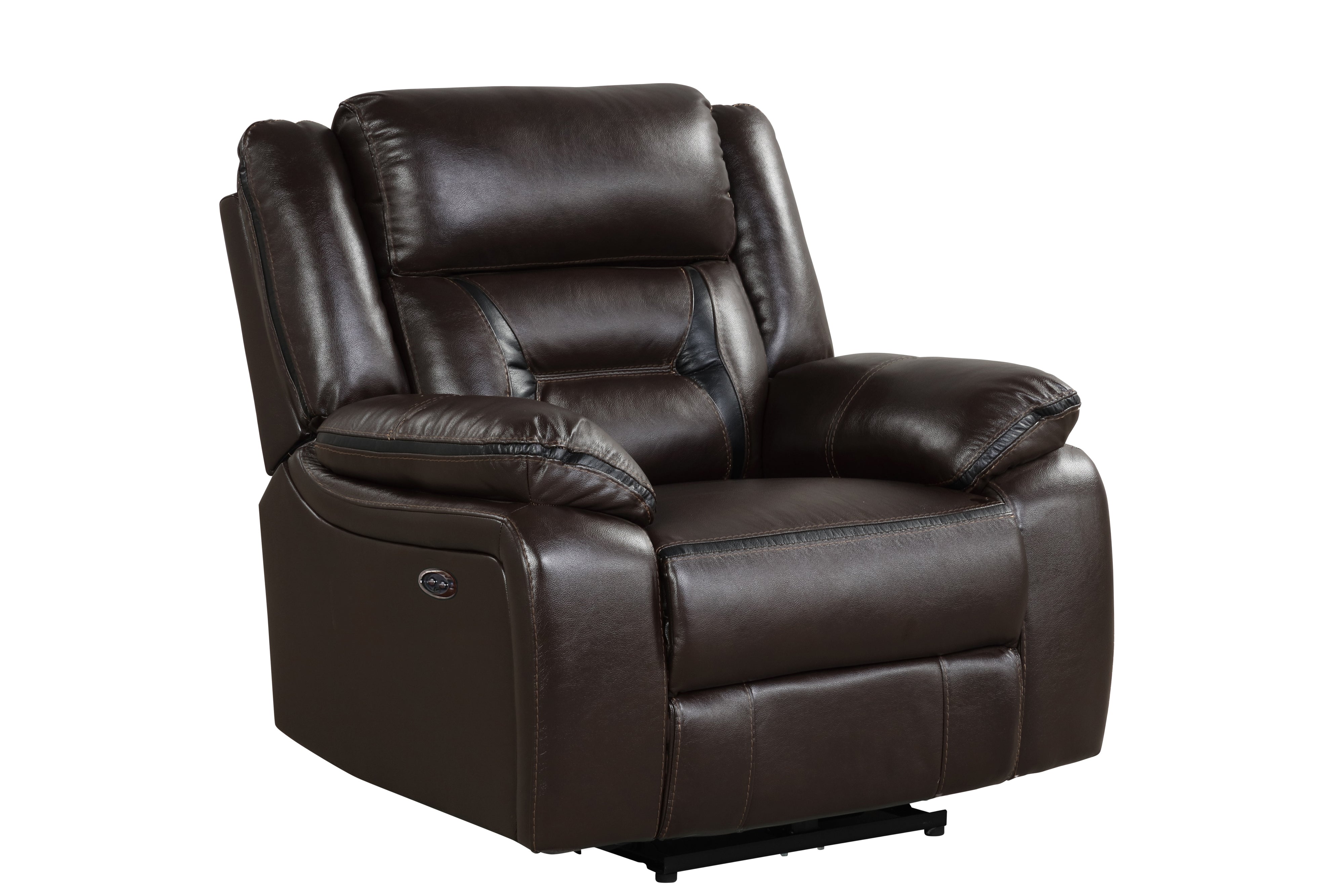 3 Piece Living Room Set: Power Reclining Sofa, Power Reclining Chair, Stationary Loveseat