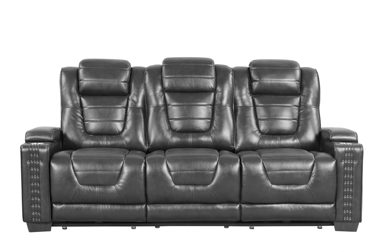 3 Piece Power Reclining Living Room Set by Sara Collections | Bel Furniture