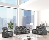 3 Piece Power Reclining Living Room Set by Sara Collections | Bel Furniture