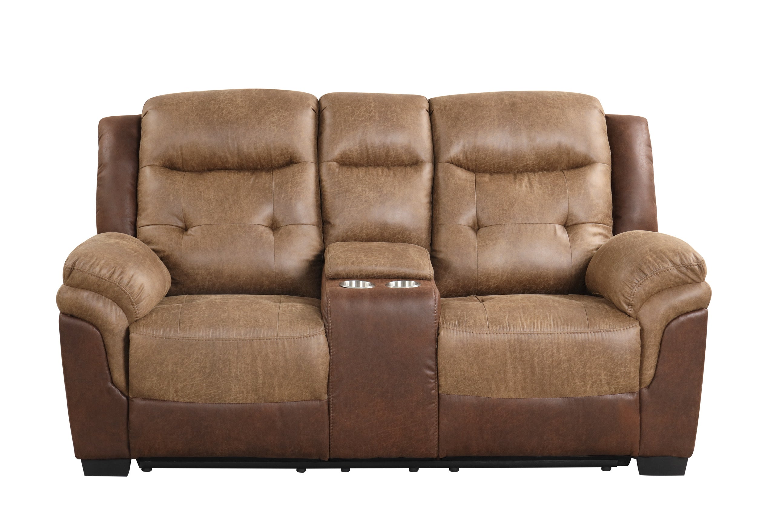 3 Piece Living Room Set: Power Reclining Sofa, Power Reclining Chair, Stationary Loveseat