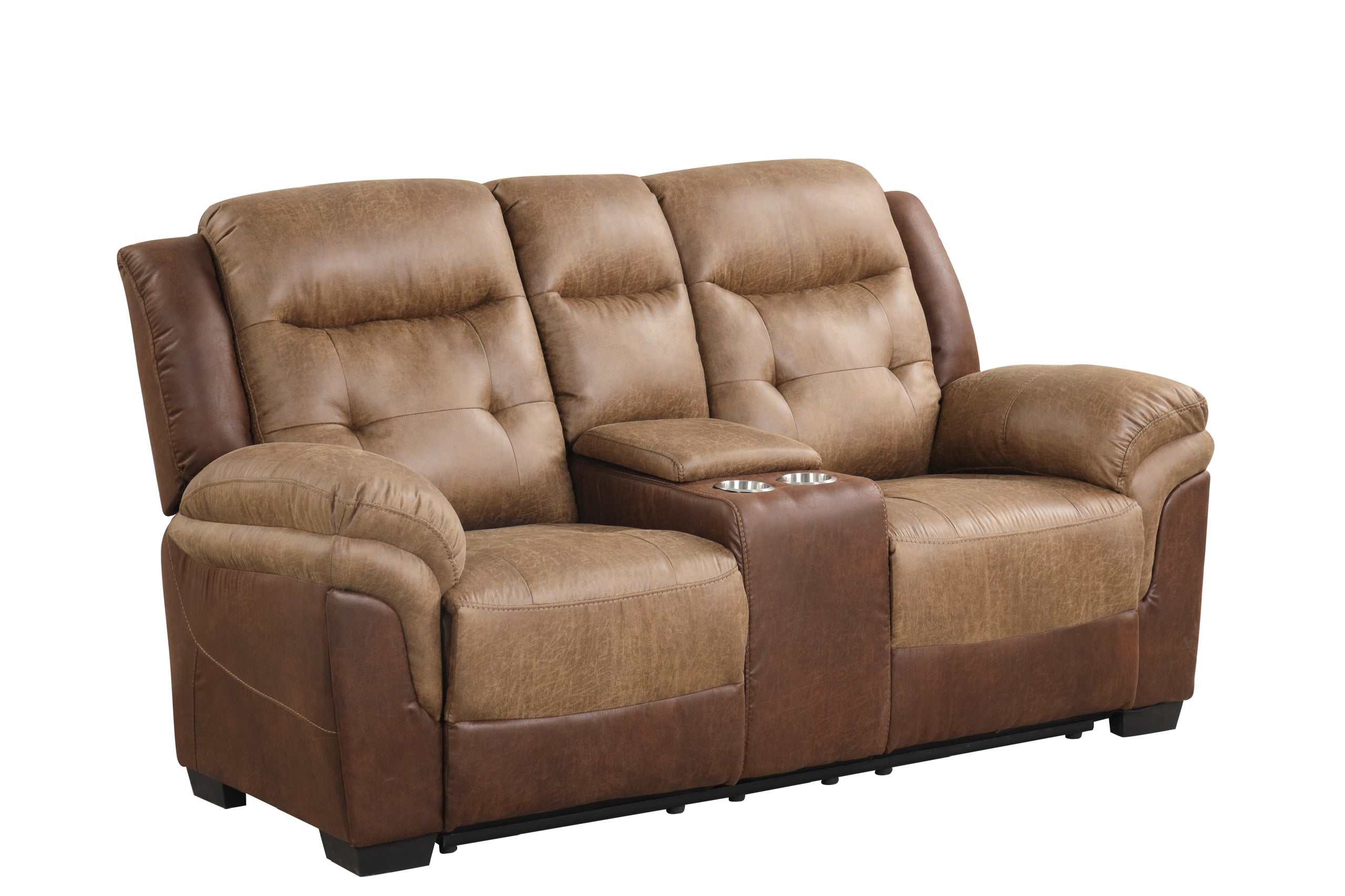 3 Piece Living Room Set: Power Reclining Sofa, Power Reclining Chair, Stationary Loveseat