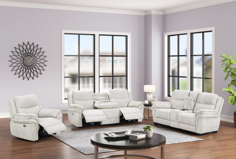3 Piece Power Reclining Living Room Set by Sara Collections | Bel Furniture