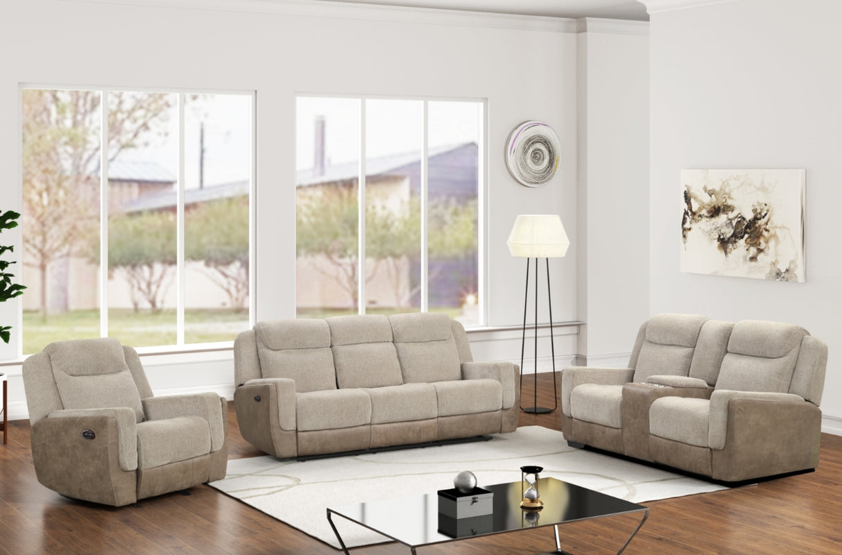 3 Piece Power Reclining Living Room Set by Sara Collections | Bel Furniture