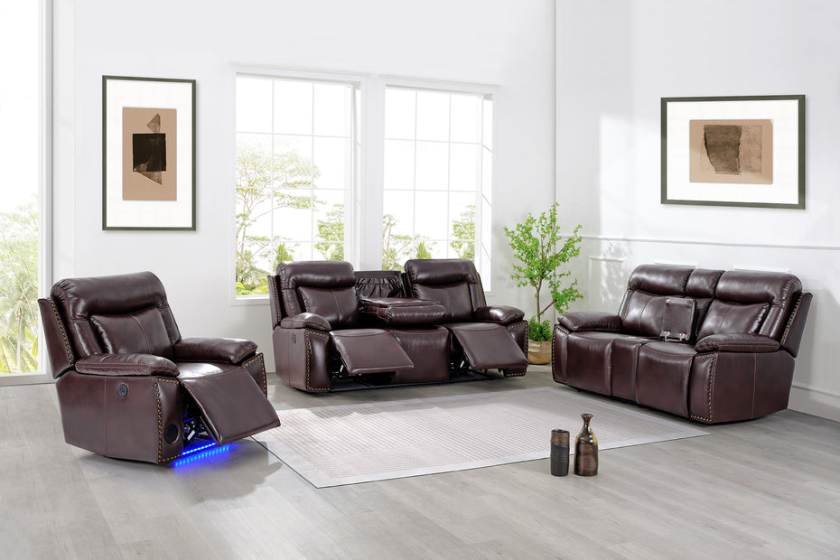 3 Piece Power Reclining Living Room Set