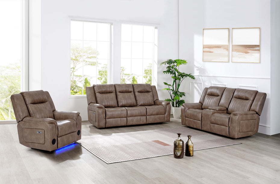 3 Piece Power Reclining Living Room Set