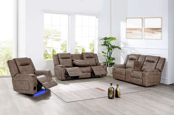 3 Piece Power Reclining Living Room Set