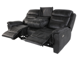 3 Piece Living Room Set: Power Reclining Sofa, Power Reclining Chair, Stationary Loveseat by Sara Collections | Bel Furniture