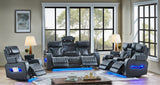 3 Piece Power Reclining Living Room Set by Sara Collections | Bel Furniture