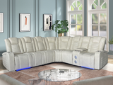 3 Piece Power Reclining Sectional by Sara Collections | Bel Furniture