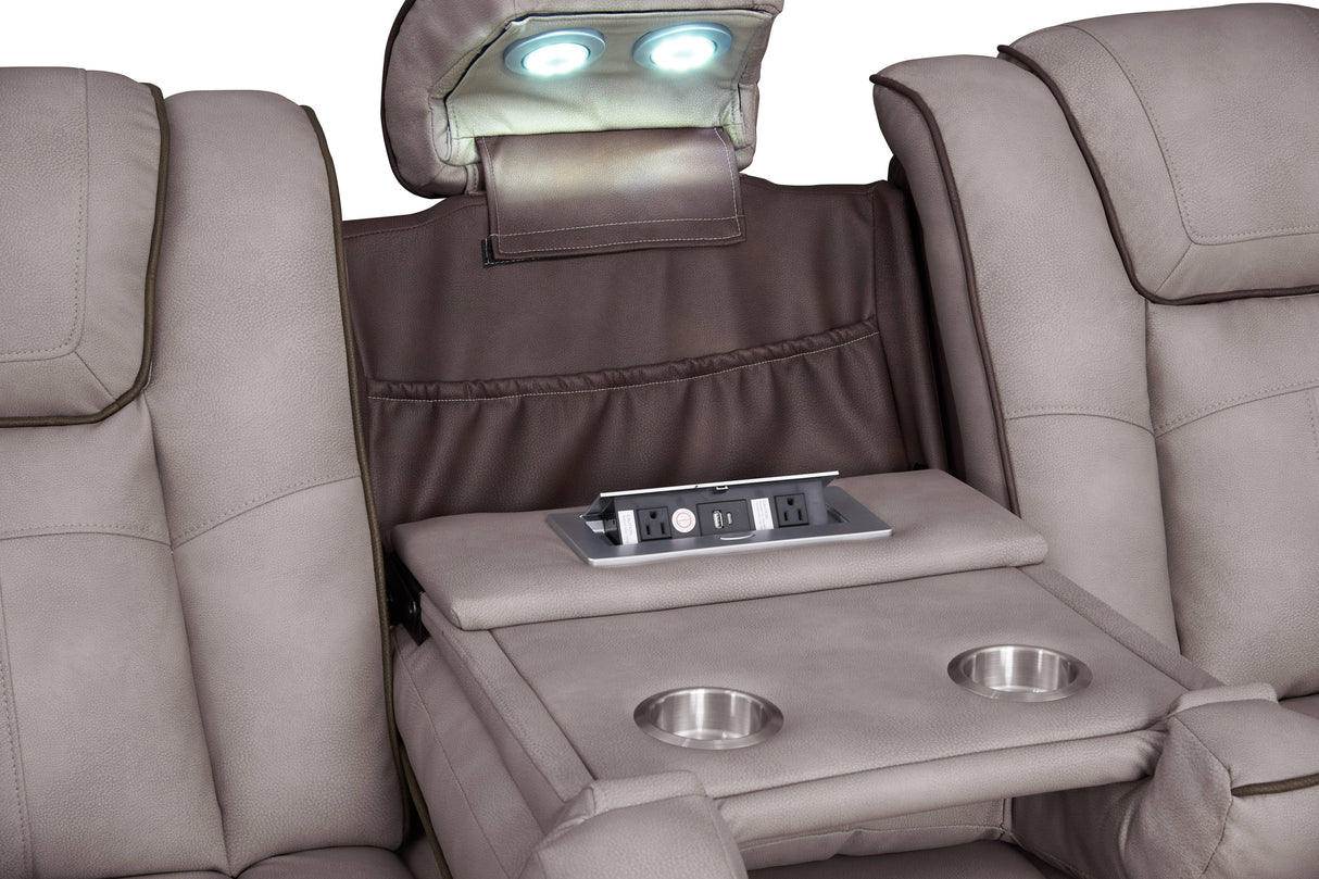 3 Piece Power Reclining Living Room Set by Sara Collections | Bel Furniture