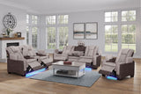3 Piece Power Reclining Living Room Set by Sara Collections | Bel Furniture