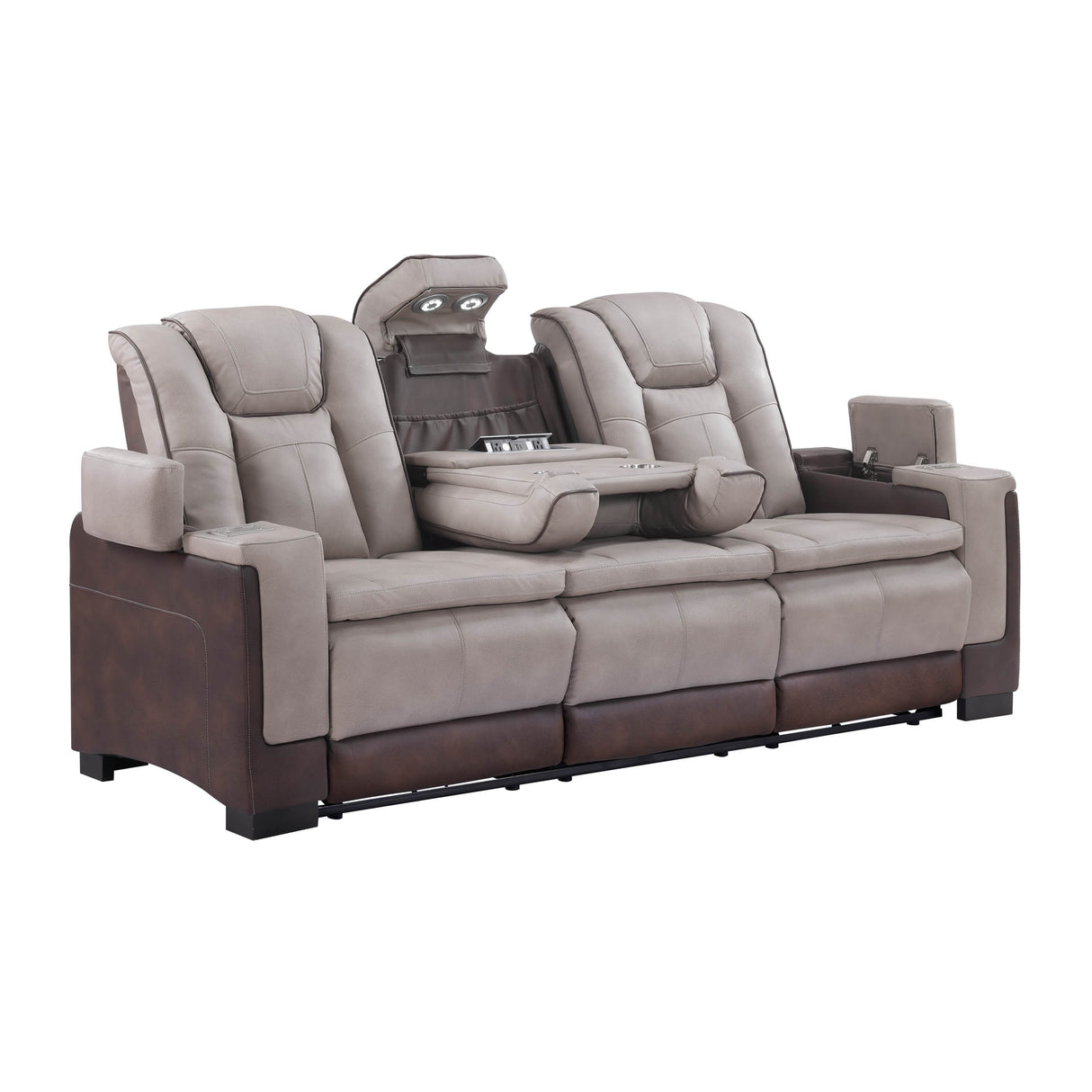 3 Piece Power Reclining Living Room Set by Sara Collections | Bel Furniture