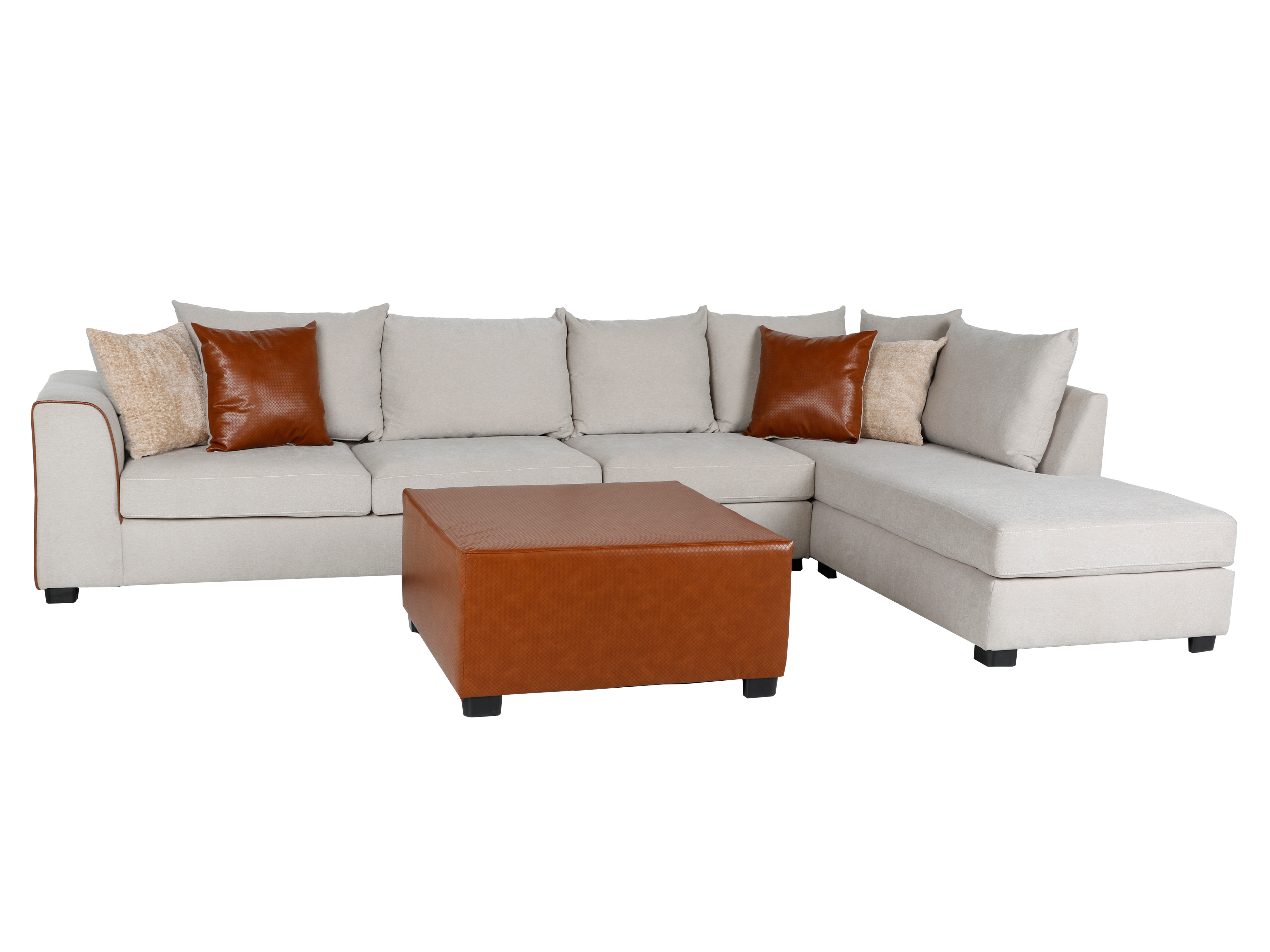 3 Piece Right Arm Facing Chaise Sectional