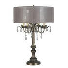 28-inch Antique Silver Table Lamp (Set of 2)