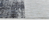 .Maison Modern Geometric Area Rug – Gray & Blue 6'6" x 9'0"