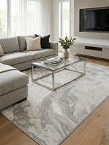 .Baltea Taupe Power-Loomed Area Rug - 6' 6" x 9' 0"