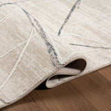 .Shaila Taupe Power-Loomed Area Rug - 6' 6" x 9' 0"