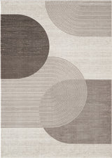 .Nubia Brown Power-Loomed Area Rug - 6' 6" x 9' 0"