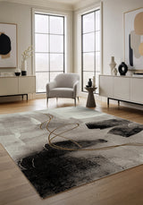 .Cooper Cream Power-Loomed Area Rug - 6' 6" x 9' 0"