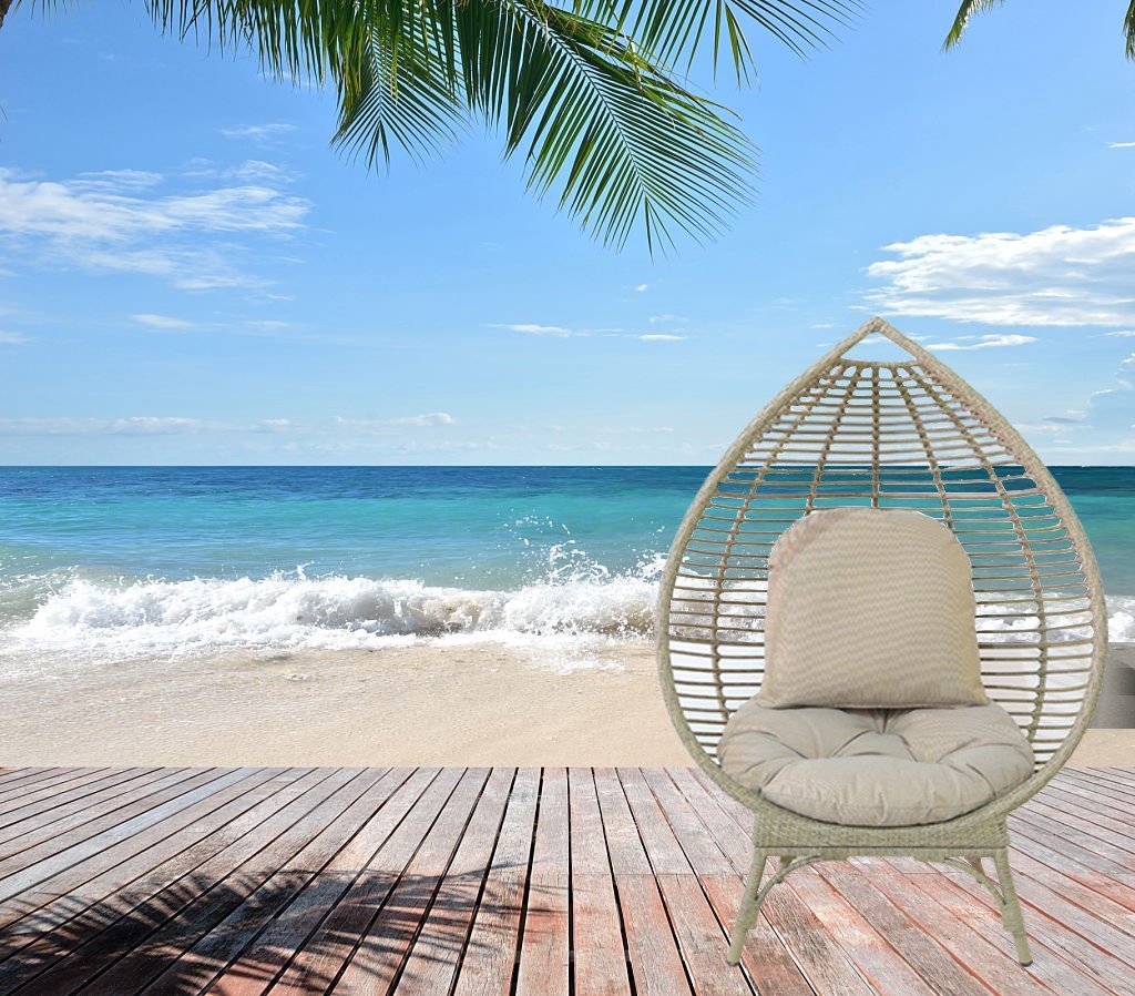 Standing Basket Chair by Mollai Collections | Bel Furniture