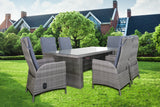 7 Piece Outdoor Dining Set by Mollai Collections | Bel Furniture