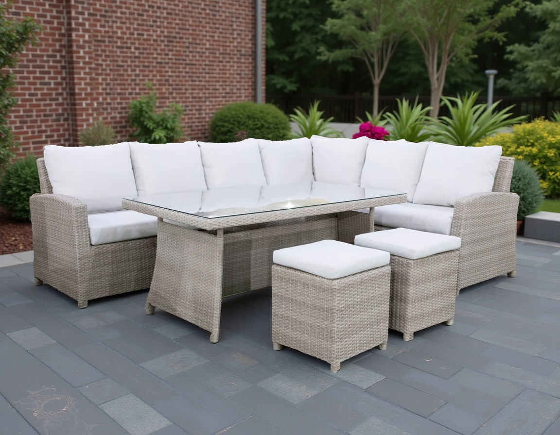 6 Piece Patio Set by Mollai Collections | Bel Furniture