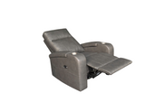 Grey Power Recliner Arm Chair with Cup Holders