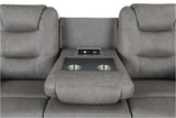 Mason Ridge Gray 3-Piece Power Reclining Living Room Set with Storage