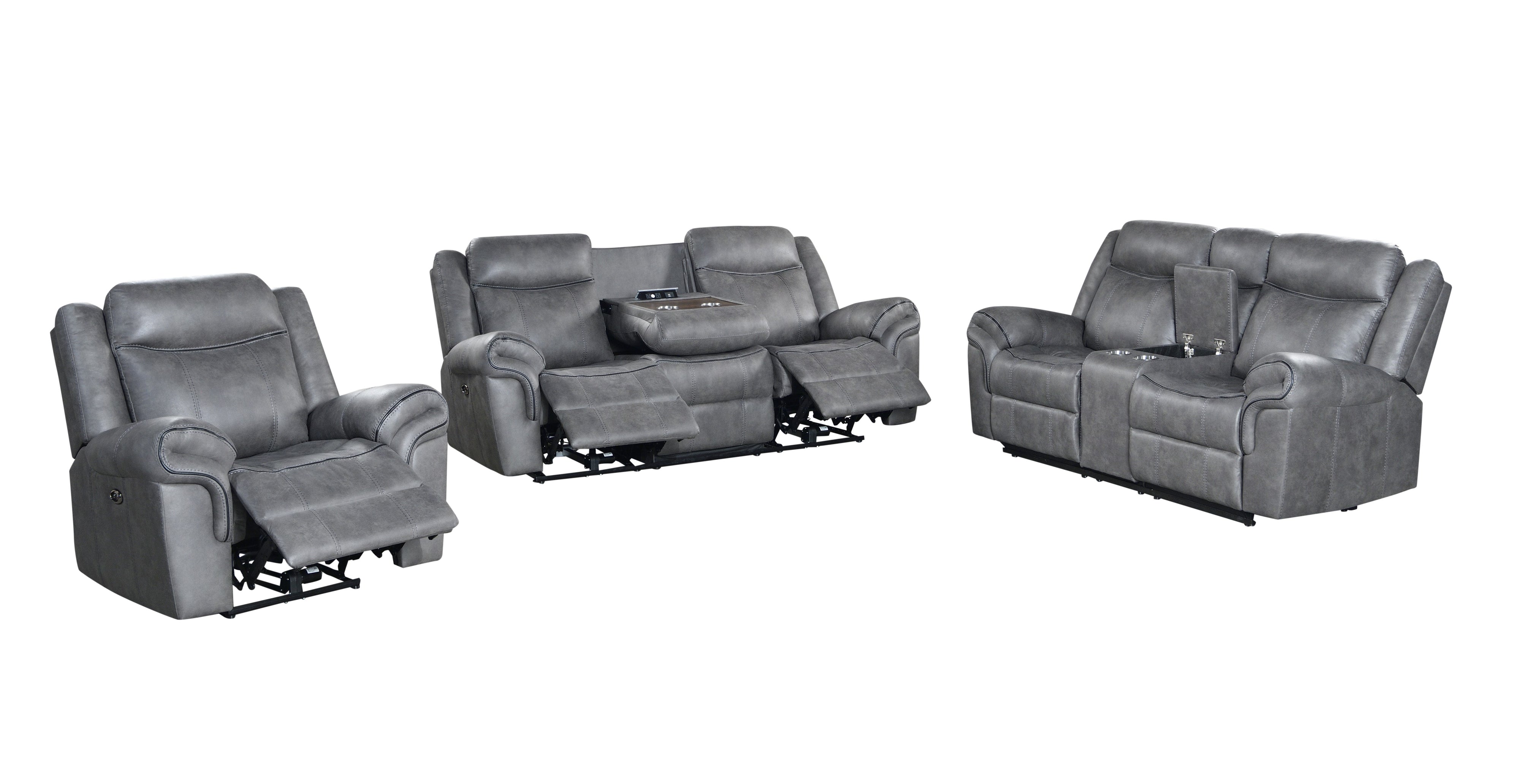 3 Piece Power Reclining Living Room Set