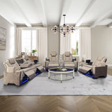 3 Piece Power Reclining Living Room Set by Sara Collections | Bel Furniture