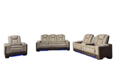 3 Piece Power Reclining Living Room Set by Sara Collections | Bel Furniture