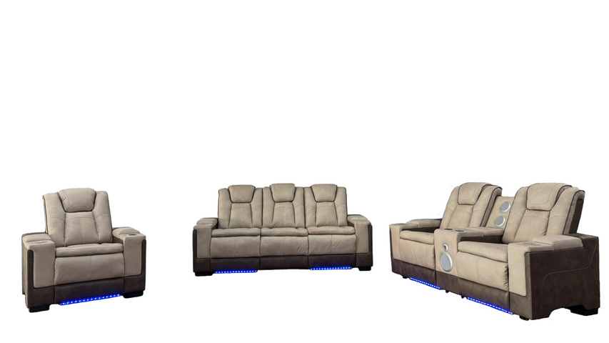 3 Piece Power Reclining Living Room Set