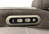 Gray 3-Piece Power Reclining Living Room Set with Power Headrests, LED Lights & Speakers